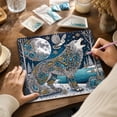 thumbnail image 4 of Polar Animal Pearl Art DIY Kit for Adults,3D Diamond Painting Craft with Pearl Beads,Beginner Friendly Winter Wall Art and Home Decor,F, 4 of 7