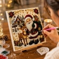 thumbnail image 4 of Christmas 3D Pearl Bead Painting Kit, Full Pearl Art Craft Supplies for Beginners, Calming Handmade DIY Project, Festive Home Wall Decoration & Holiday Present, 4 of 6