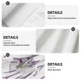 thumbnail image 7 of Wukai Lavender Flowers Print Kitchen Towels Quick Dry Washcloths, Coral Velvet Dishtowels Multipurpose Reusable Cloths, Soft Tea Absorbent Cleaning Cloths, 7 of 7