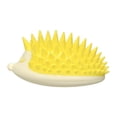 thumbnail image 3 of Serenable Scalp Massager Shampoo Brush,Scalp Scrubber,Head Scrubber,Cute,Hair Brush Exfoliator Hedgehog Shape Soft Silicone Scrub Brush Yellow, 3 of 9