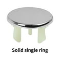 thumbnail image 2 of Guardoinrt 6 Pieces Office Modern Style Sink Overflow Cover Rings Bathroom Basin Hole Insert Round Cap Replacement Accessories Solid single layer, 2 of 6