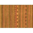 thumbnail image 1 of Ahgly Company Indoor Rectangle Abstract Orange Modern Area Rugs, 3' x 5', 1 of 4