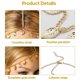 thumbnail image 5 of Boho Hair Chain Gold Chain Beads Tiara Bridal Prom Costume Hairstyle Accessories For Women And Girls Hair Chain Gold, 5 of 5