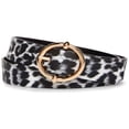 thumbnail image 1 of Steve Madden Reversible Round-Buckle Belt, Tan, Large, 1 of 1