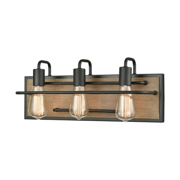 Elk Home 20-Inch Wide Copley Vanity Light, Transitional, Matte Black