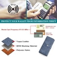 thumbnail image 7 of FALAN MULE Wallets for Women Trifold Wristlet Wallets Large Capacity RFID Blocking Ladies Purse Credit Card Holder, 7 of 7