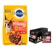 thumbnail image 1 of Pedigree Adulto Raza Pequeña 20 Kg + Caja Cesar Adulto Sobre Res 75 gr (24 Pzas), 1 of 6