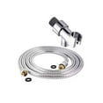 thumbnail image 3 of Thrifco 4809028 5 Pattern Multi-Function Massage Wall Mount Handheld Shower Head – Brushed Nickel, 3 of 7