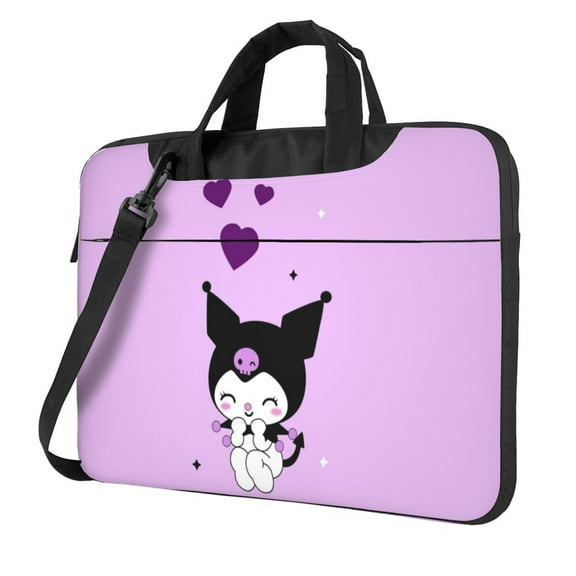 Sanrio Kuromi Laptop Bag Laptop Case Computer Notebook Briefcase Messenger Bag With Adjustable Shoulder Strap 13 Inch