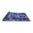 thumbnail image 2 of Ahgly Company Indoor Round Patchwork Blue Transitional Area Rugs, 7' Round, 2 of 4