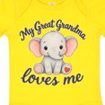 thumbnail image 4 of Inktastic Great Grandma Loves Me Boys or Girls Baby Bodysuit, 4 of 5