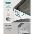 thumbnail image 3 of Juego de 3 cestas de tela SONGMICS para almacenamiento, color gris totora, 9 L, 3 of 6