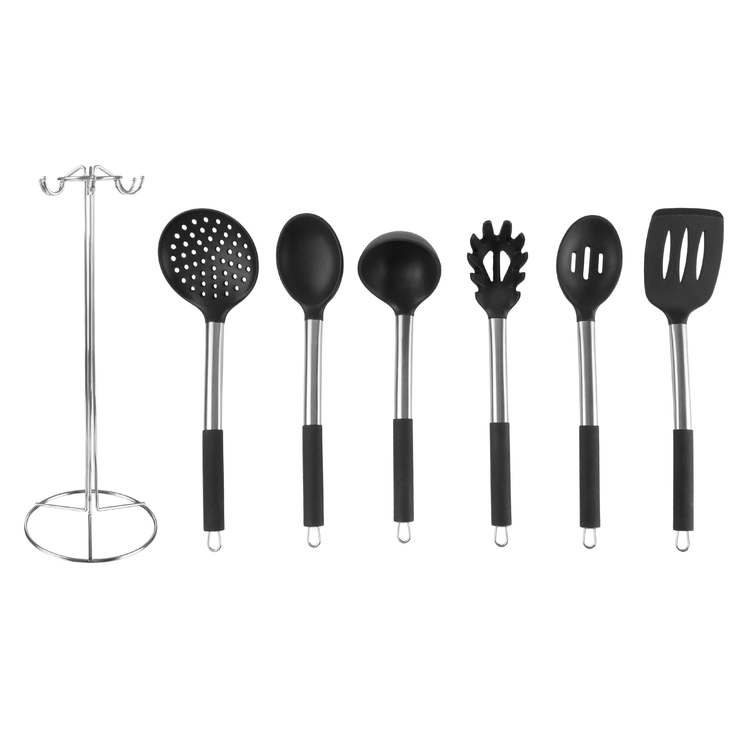 Cook with Color Stainless Steel Kitchen Gadget 7 Piece Set – Miraal Mart