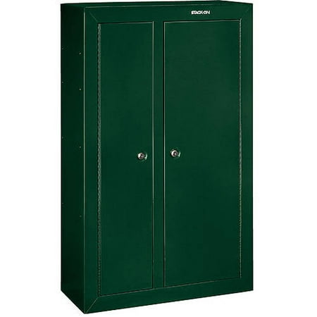 Stack-On 10 Gun Double Door Security Cabinet, Hunter Green