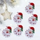 thumbnail image 3 of 20 unids/bolsa adorno de Feliz Navidad parche de tela DIY Santa Claus Elk patrón de copo de nieve accesorios de Navidad, 3 of 8