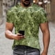 thumbnail image 1 of Ceisia Men's Woodland Gradient Camouflage Print Crew Neck T-Shirts, Stretchy Breathable Casual Short Sleeve Tops Gifts, 1 of 9