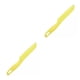 thumbnail image 3 of Injueey Juegos de cocina para niños, juego de Chef de plástico auténtico para niños, utensilios de cocina para pasteles, bordes dentados, amarillo 2Conjunto, 3 of 6