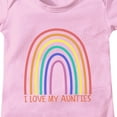 thumbnail image 3 of KTMKH Baby Clothing Toddler Clothes Rainbow Print I LOVE MY ANTIES Baby Playsuit For 0 To 24 Months Baby For 18-24 Months, 3 of 3