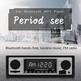 thumbnail image 2 of Radio de Voiture Vintage Lecteur MP3 Bluetooth aux Voitures Classiques Stéréo + Télécommande, 2 of 11