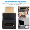 thumbnail image 2 of 270 Degree Right Angled HDMI-compatible A Male To Female Cable Coupler Adaptor For HDTV In StockBest Selling In, 2 of 8
