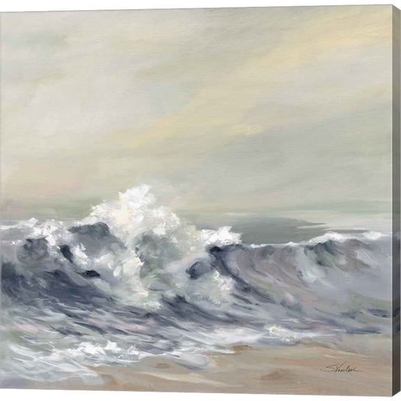 Great Art Now Splashing Wave by Silvia Vassileva, Canvas Wall Art, 24W x 24H