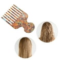 thumbnail image 6 of Unique Bargains 1 Pc Fashion Portable Hair Insert Comb Blue Brown Imitation Acetic Acid, 6 of 6