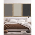 thumbnail image 2 of SHENIFY large 24x36in3pcs Natural Framed Mid-Century Modern Wall Art Minimalist Abstract Boho Neutral Line Wall Decor Geometric Artwork Kitchen Hallway, 2 of 5