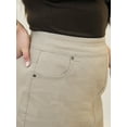 thumbnail image 4 of A3 Denim Women's Plus Size Pull On Skirt, 4 of 5