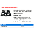thumbnail image 2 of Auxiliary Fan Assembly - Compatible with 2006 BMW 325i 3.0L 6-Cylinder, 2 of 4