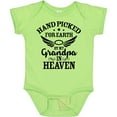 thumbnail image 3 of Inktastic Handpicked for Earth by My Grandpa in Heaven Angel Wings Boys or Girls Baby Bodysuit, 3 of 5