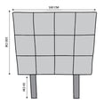 thumbnail image 4 of Cabecera Abotonada Queen El Bazar Store Roma Lino Beige Moderna, 4 of 4