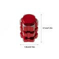 thumbnail image 4 of Vogacara Conector hexagonal de Metal, combinador de extensión de rueda de coche de escalada RC, Mini adaptador, accesorios de carrocería, reparación de Kits de construcción modelo Rojo Vogacara FN000847-02, 4 of 6