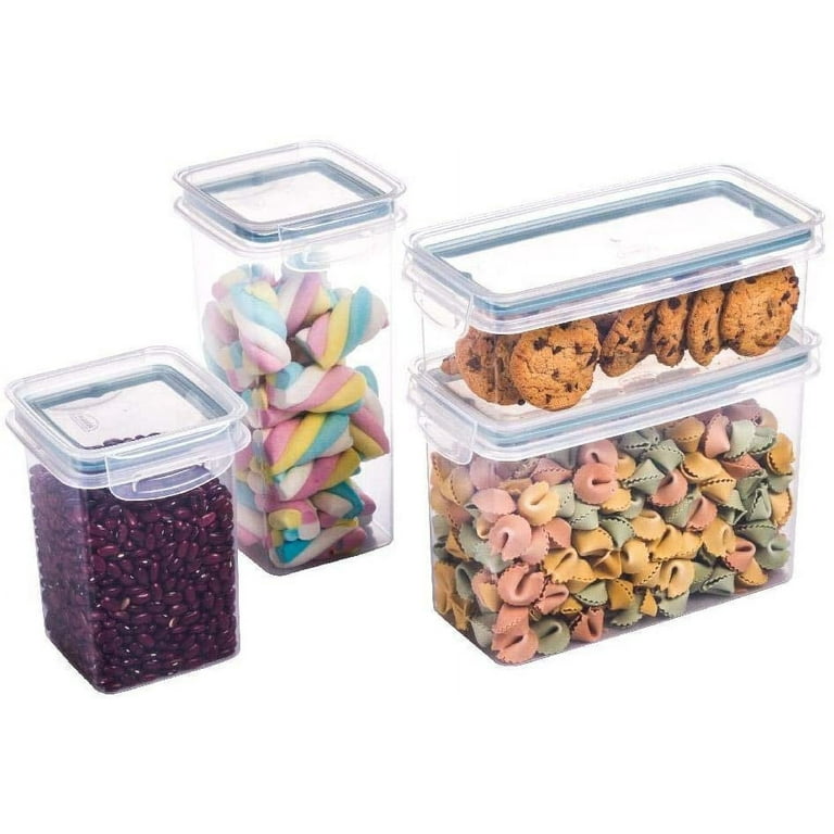 12pcs Airtight Food Storage Containers, Plastic Kitchen Organizers