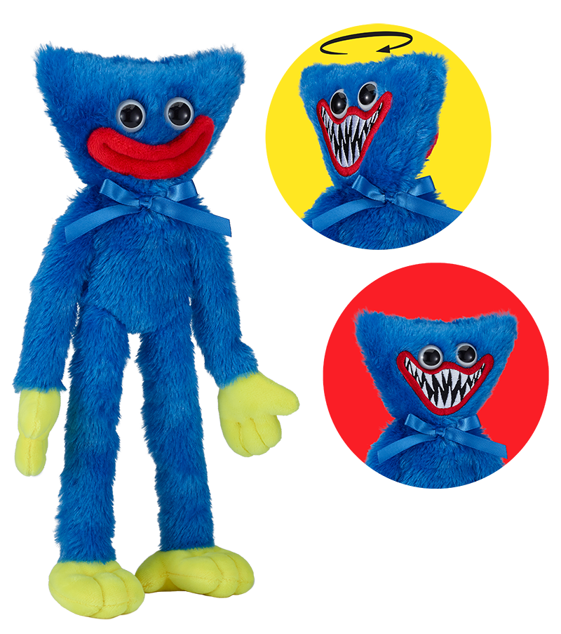 Poppy Playtime Plush 14 inch Face-Changing Huggy Wuggy (Series 1) - image 4 of 5
