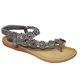 thumbnail image 1 of Lunar - Sandalias Charlotte Flor para Mujer (Gris), 1 of 6