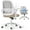 Beige, variant on HAUNG Ergonomic Mesh Office Chair, Flip-Up Arms, Breathable Back, Thick Seat, 300 lbs, BIFMA, Black Frame/Black Seat