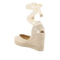 thumbnail image 3 of CASTANER Carina 80 Wedge Espadrille Ivory  20962-203 Women's Size 8, 3 of 3