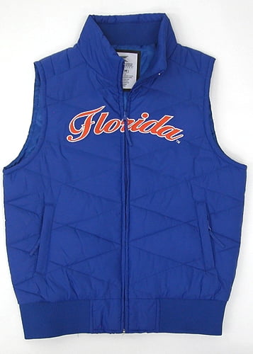 Florida Gators Womens Blue Bubble Vest Jacket by Colosseum