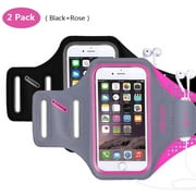 Triomph Sports Running Armband for iPhone 6 6S iPhone 7 5" Samsung GalaxyS6 S6 Edge S5 with Screen Protector and Key