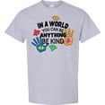 thumbnail image 3 of Inktastic In a World You Can Be Anything Be Kind Autism Awareness T-Shirt, 3 of 5