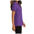 thumbnail image 3 of Womens Short Sleeve Easy Care SuperPro React Polo Shirt Purple XL, 3 of 5