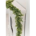 thumbnail image 2 of Guvpev 9FT Christmas Garland with String Lights, Real Touch Winter Cypress Pine Garland, Green Artificial Greenery Garland for Holiday, Mantle, Table, Porch, Indoor, Outdoor Christmas Decorations, 2 of 14