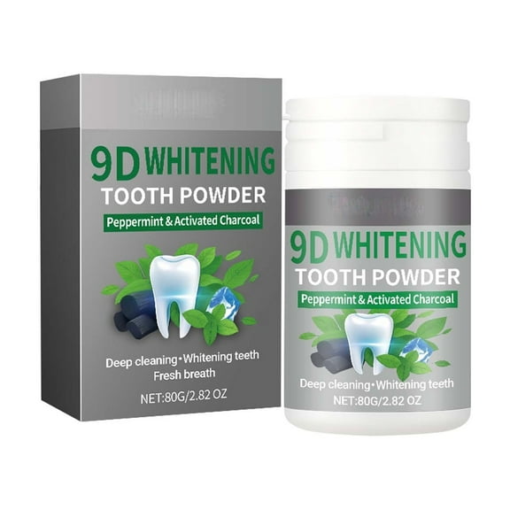 Vadktai Teeth Whitening Powder - Remineralizing Tooth Powder with Nano Hydroxyapatite, Instant Glowing Teeth Powder with Mint Refreshing Taste, Reduce Stains and Yellow Effectively