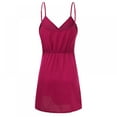 thumbnail image 4 of Robe Décontractée d'Été à Bretelles Spaghetti Sans Manches Ceinture Torsadée Mini Robe Unie Slim, 4 of 9
