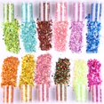 thumbnail image 2 of Set de purpurina LICOOL, gruesa y fina, mezclada, 45 colores, para manualidades, 2 of 7