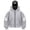 Grey, variant on felwors Women's Long Sleeve Halloween Zip-Up Hoodie with Face Mask Oversized Graphic Sweatshirt for Fall Festive Light Gray for Size M