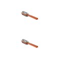 thumbnail image 2 of Moyic Cepillo de limpieza de caras Cepillos para zapatos Eliminador de manchas de polvo Botas de limpieza multifuncionales de cerdas oro naranja 2piezas, 2 of 6