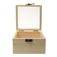 thumbnail image 1 of Vitrina de Almacenamiento Sunnimix de madera para joyería Caja de Regalo de flores, 1 of 7