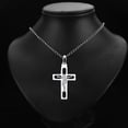 thumbnail image 2 of 14K White Gold Jesus Crucifix Cross Religious Pendant for Chain Necklace | Jewelry Gift for Men Women | 30 x 18 MM | 1.5 grams, 2 of 9