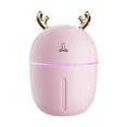 thumbnail image 1 of Humidificador de Aire Zulema ultrasónico 220 ML Difusor de Aceite Esencial rosado, 1 of 8